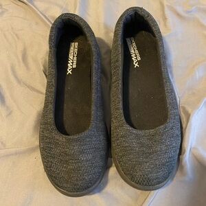 Skechers Gray Slip-On Shoes